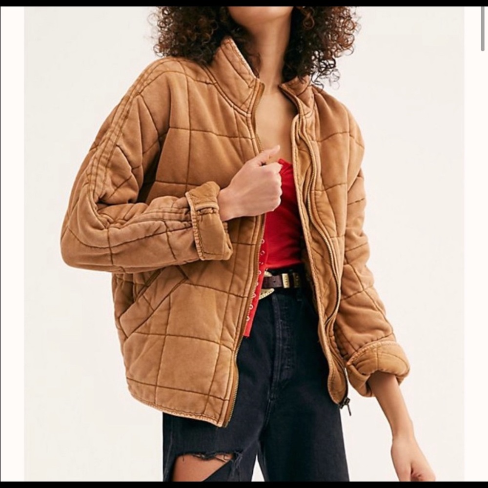 Free People Women's Dolman Quilted Knit Jacket